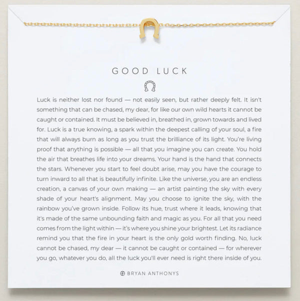 09320 Good Luck Icon Neclace