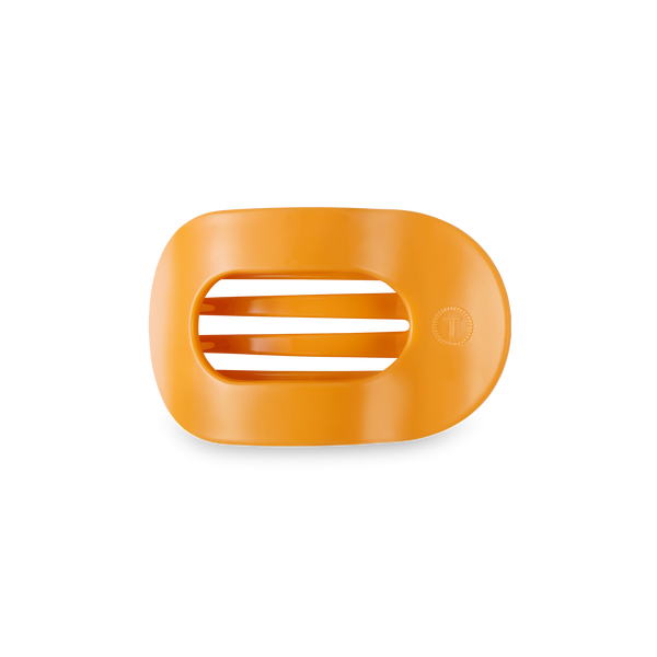 Teleties Medium Flat Round Hair Clip-Mango