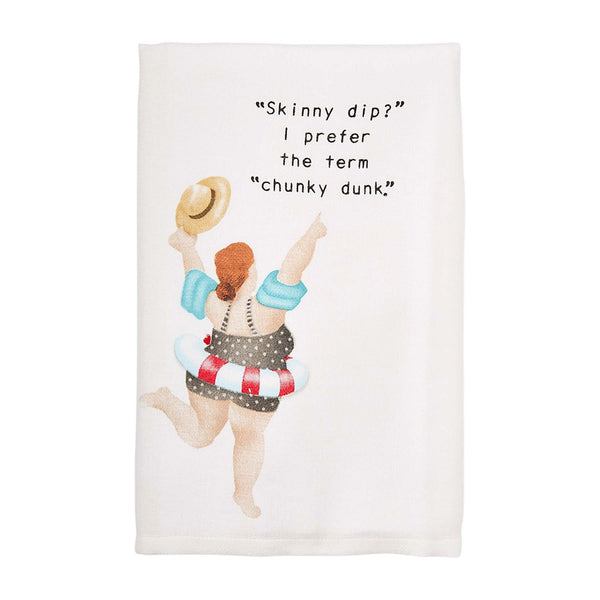 Chunky Dunk Pool Lady  Towel