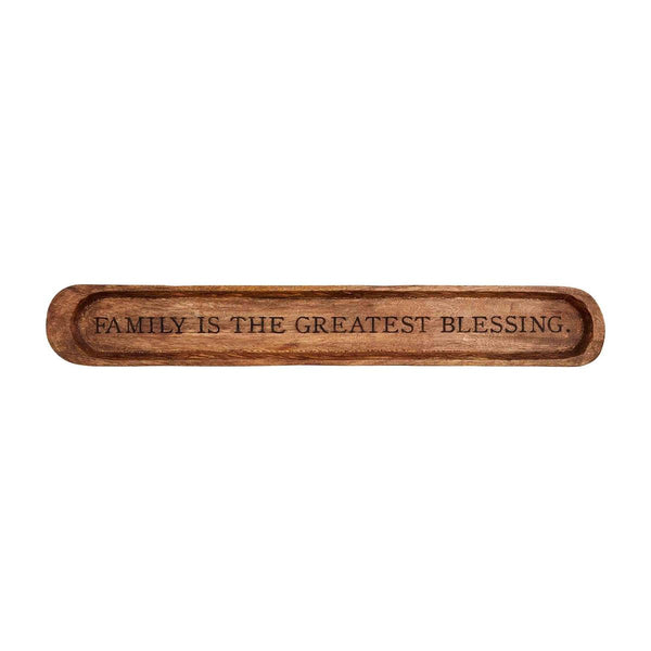 100173 Greatest Blessing Tray Sentiment Plaque