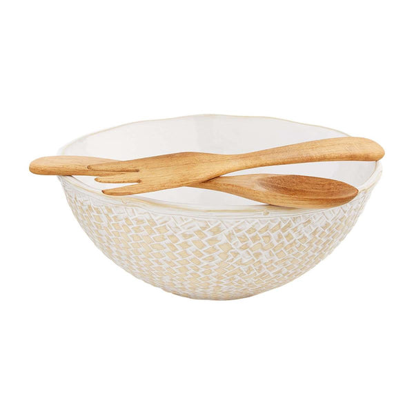 100162 Basket Weave Bowl Set