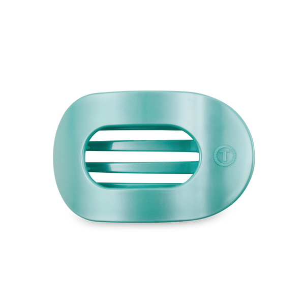 Round Flat Hair Clip | Medium | Totally Turquoise