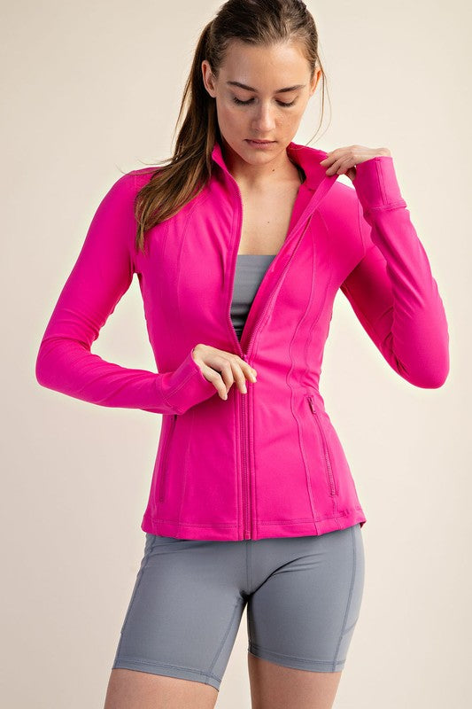 102070 Defined Butter Soft Jacket - Pink