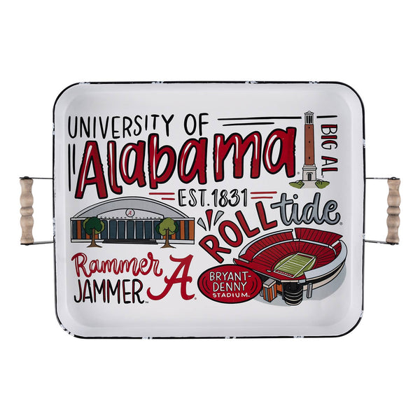 Alabama Icon Collegiate Tray