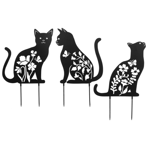 102474 Cat Laser Cut Stake