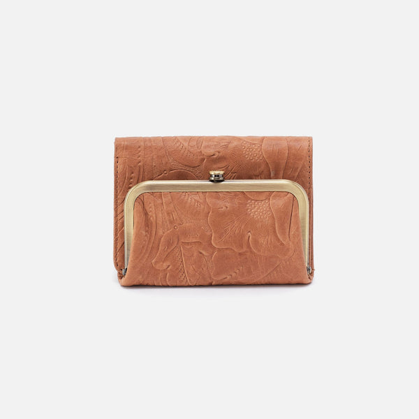 Robin Hobo Compact Wallet-Saddle