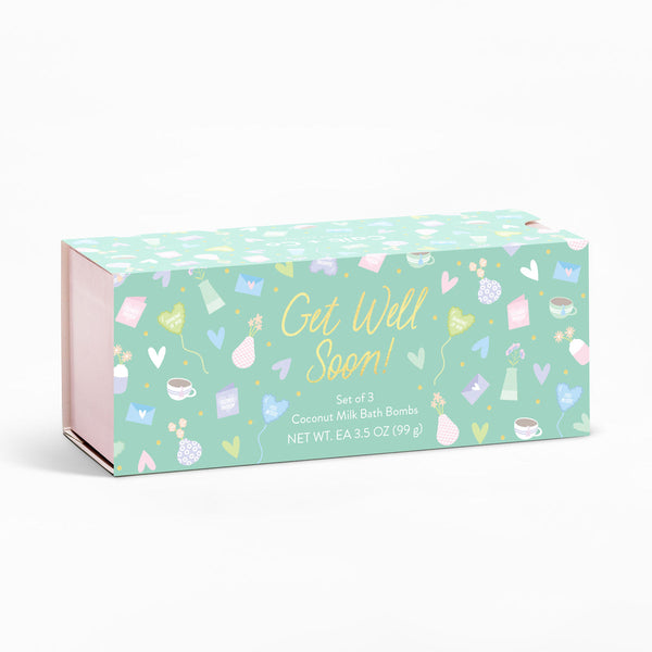 09838 Get Well Soon Bath Bomb Gift Set