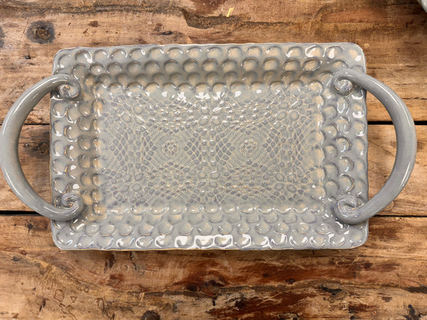 102234  Rectangular Tray-Morning Mist