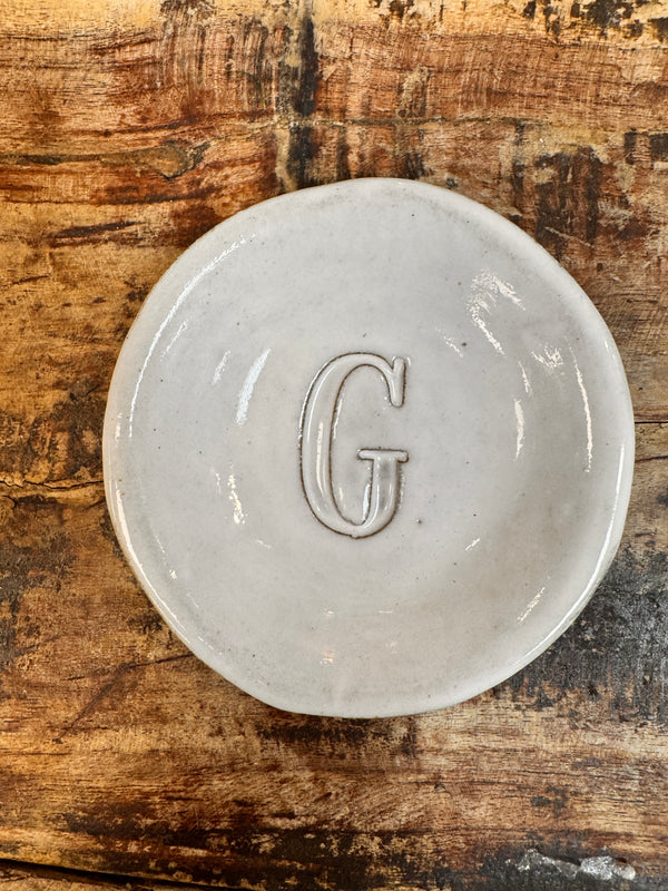 Initial Ring Dish - G