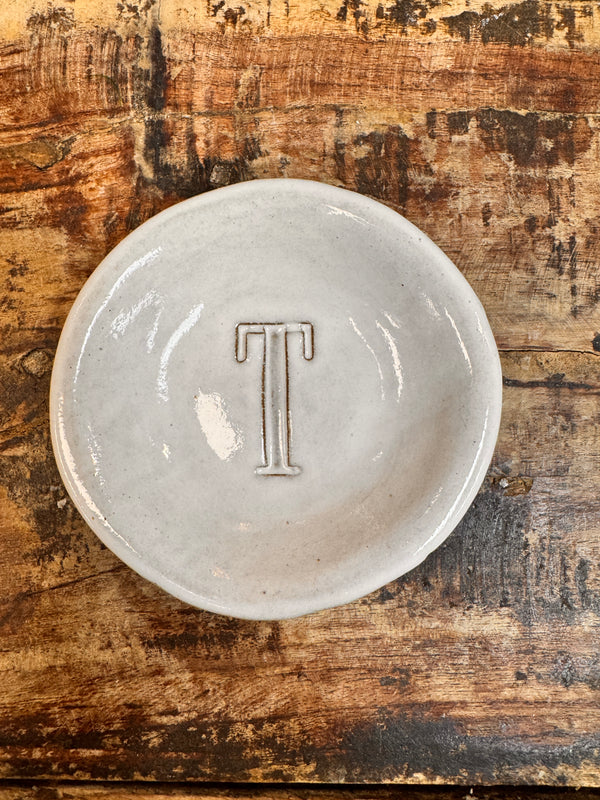 Initial Ring Dish - T