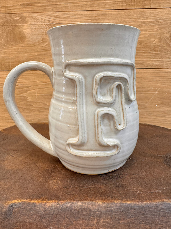 High Cotton Monogram Mug-F