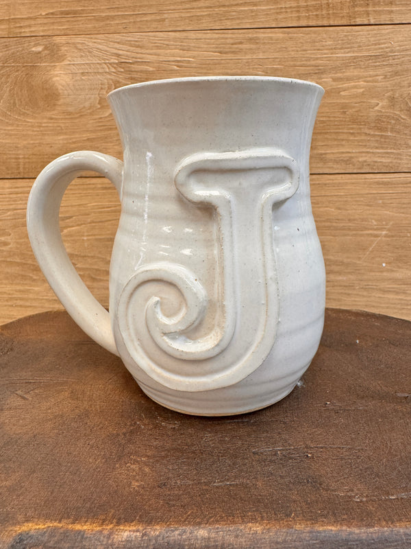 High Cotton Monogram Mug-J