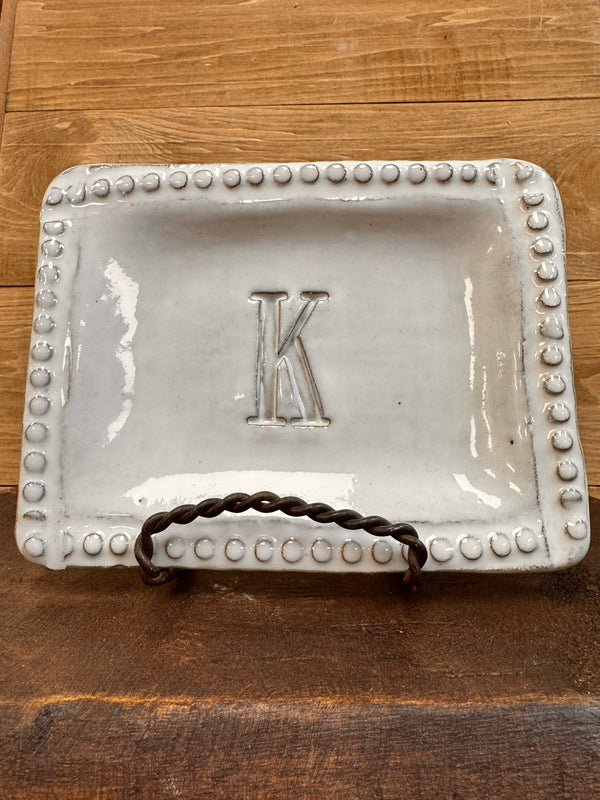 Initial Letter Tray - K