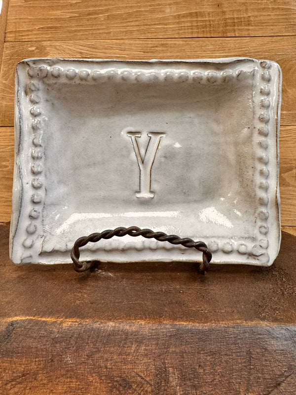 Initial Letter Tray - Y