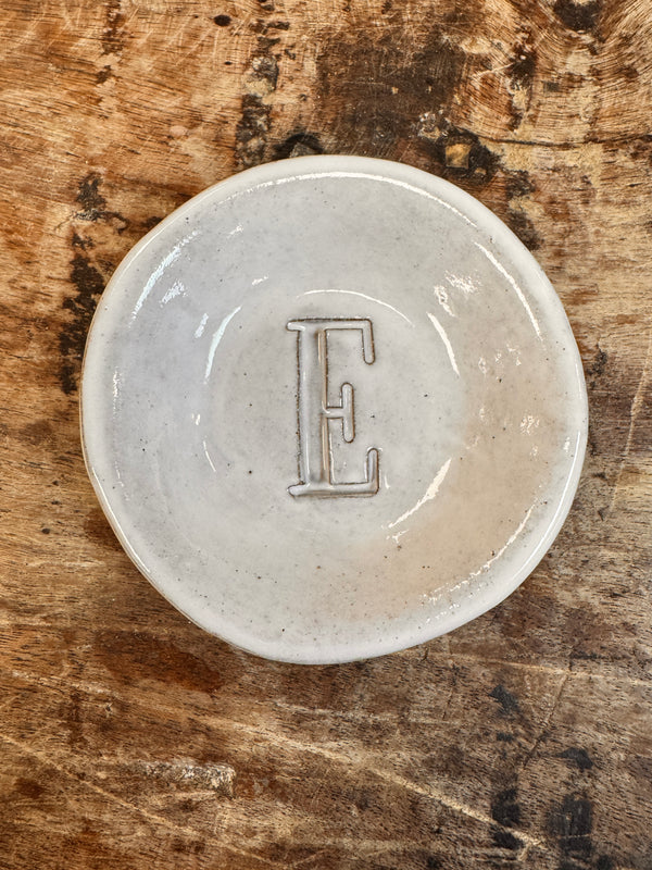 Initial Ring Dish - E