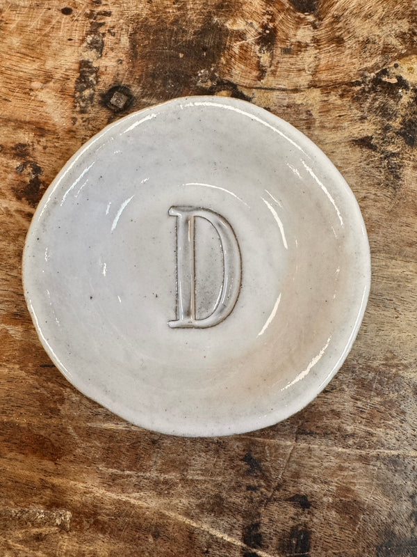 Initial Ring Dish - D