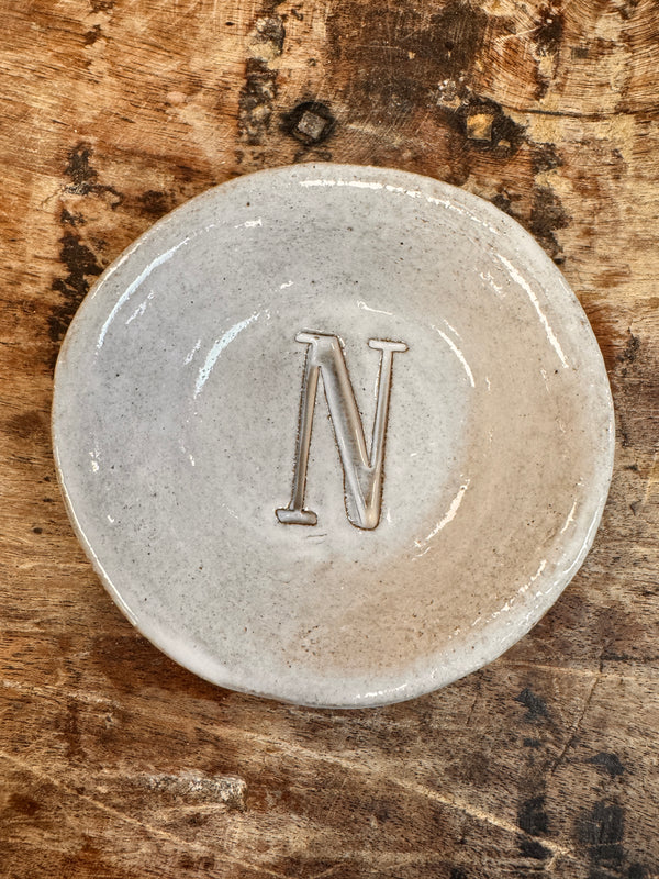 Initial Ring Dish - N