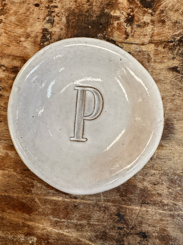 Initial Ring Dish - P