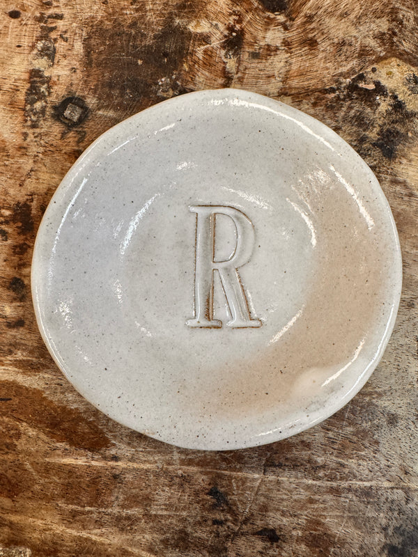 Initial Ring Dish - R