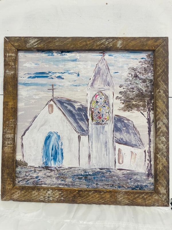 101182 Clarksdale Church Framed Art