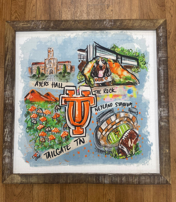 101165 University of Tennessee Framed Art