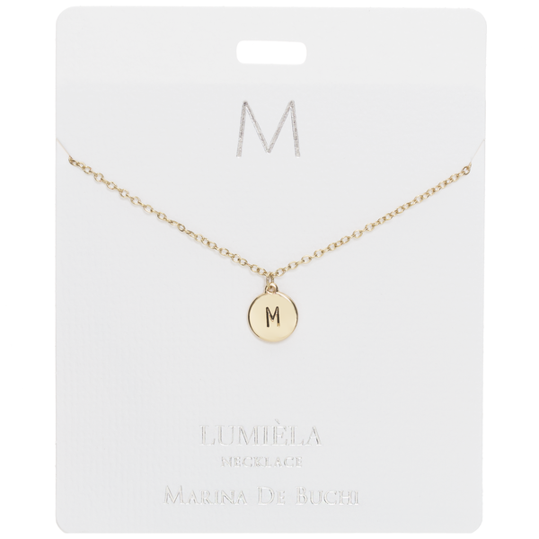 Initial Letter Necklace-M