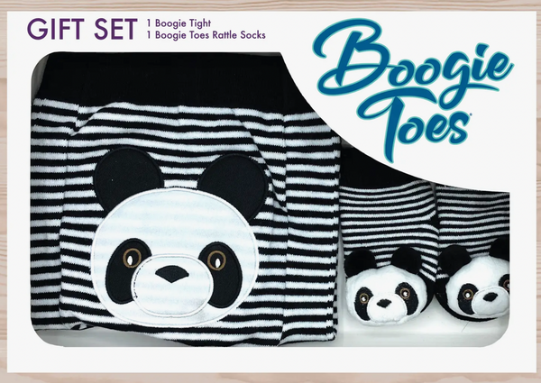 08232 Panda Tight & Rattle Socks Gift Box