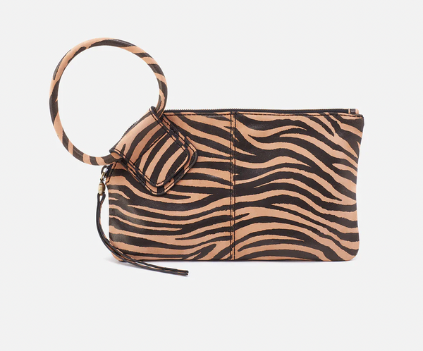 Hobo Sable Wristlet - Animal Print