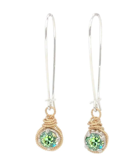 09289 August Birthstone Earth Grace Earrings