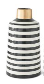 100424 Striped Vase-11 1/2"