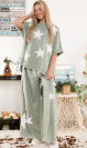 Star Patch Pant Set