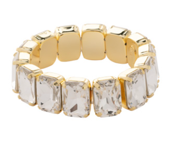 101597 Emerald Cut Stretch Bracelet