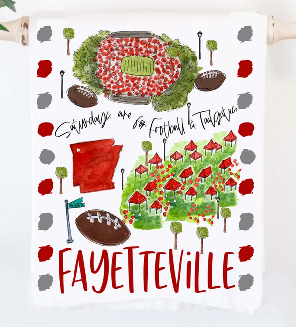 Fayetteville College Town Towel