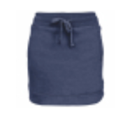 Curvy Fleece Skort-Navy 2X