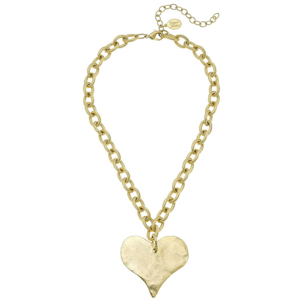 Link & Chain Gold Necklace