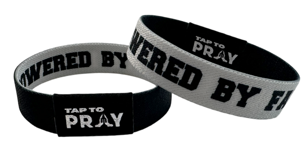 2501-023 Tap To Pray Wristbands-Jesus is Lord