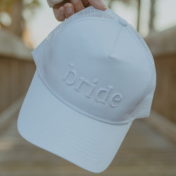 100858 Bride 3-D Embroidered Trucker Hat