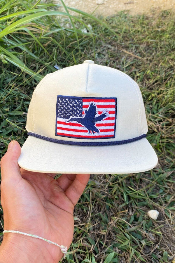 09978 American Flag Duck Cap