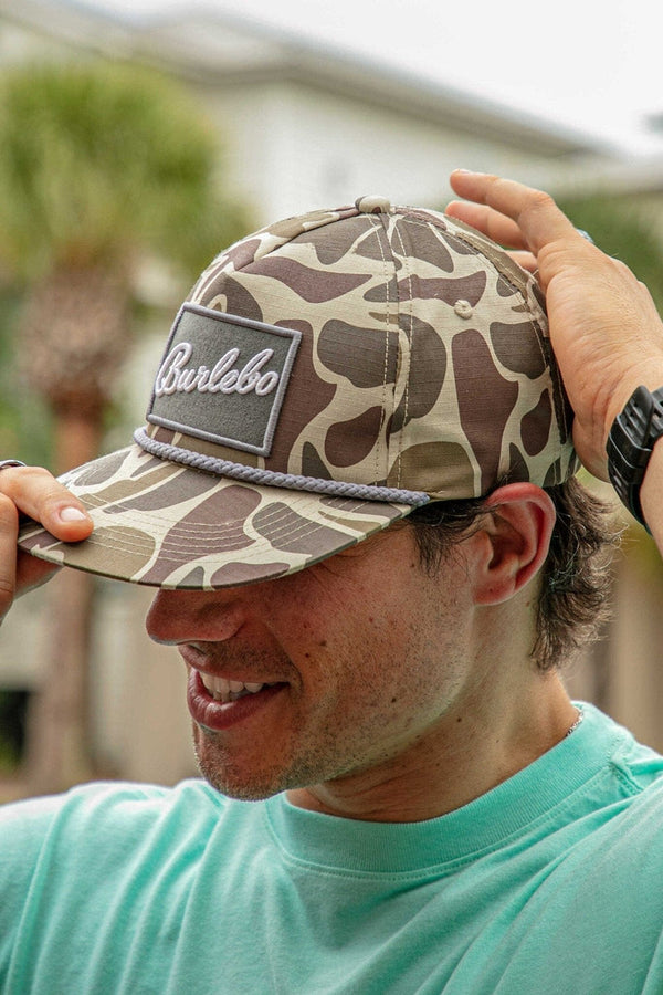 Burlebo Grey Patch Cap-Camo