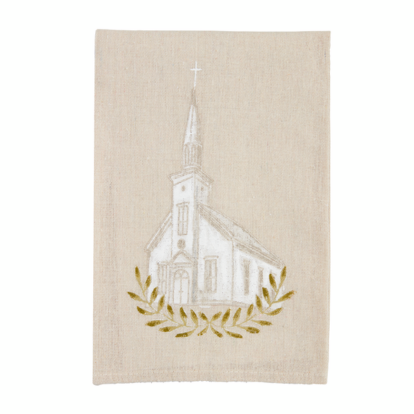 09827 Painted Church Towel