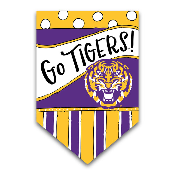 09150 LSU Dots and Stripes Flag