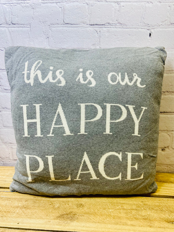 04921 This is Our Happy Place Pillow