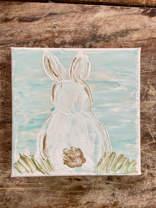 05385 Bunny 6x6 Art Canvas