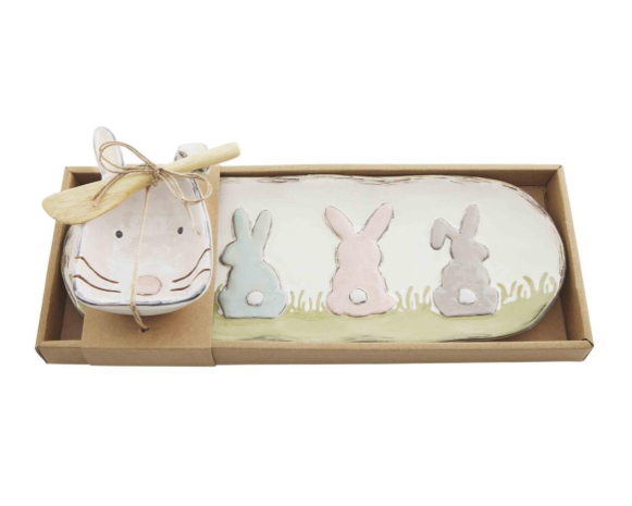 05456 Bunny Dip Cup and Tray Set