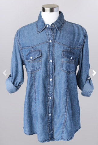 Button Up Denim Shirt