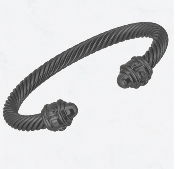 07146 Fashion Cable Buff Bracelet