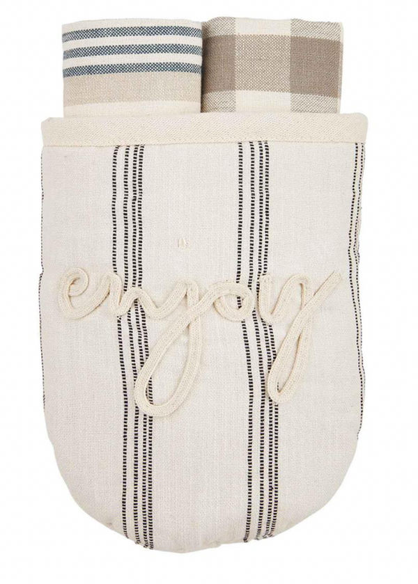 07469 Enjoy Farm Oven Mitt Set