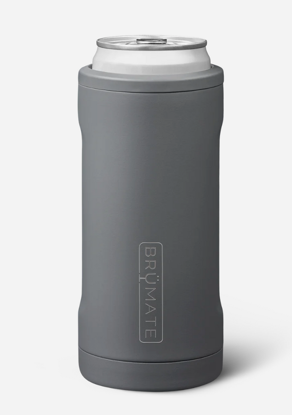 08003 Hopsulator Slim Can Cooler-Matte Gray