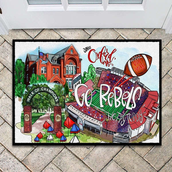 100269 Doormat-Ole Miss Rebels