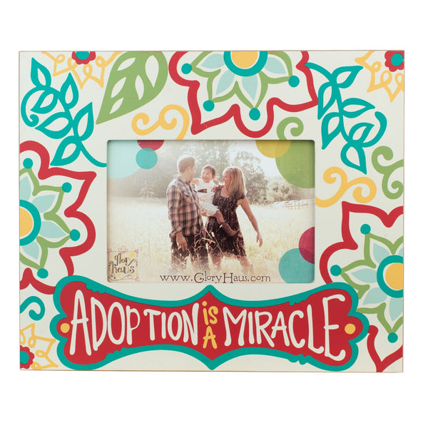 02640- ADOPTION IS A MIRACLE FRAME